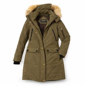Pendleton Tan Parka with Fur Trim
